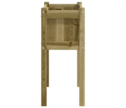 Dārza Puķu Kaste Ar Kājām, 70X31X70Cm, Impregnēts Priedes Koks Vidaxl