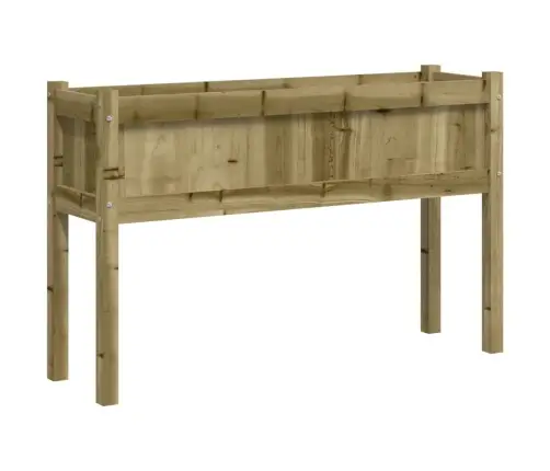 Dārza Puķu Kaste Ar Kājām, 110X31X70Cm, Impregnēts Priedes Koks Vidaxl