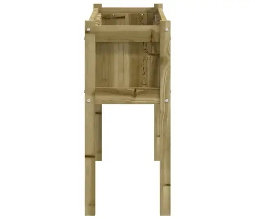 Dārza Puķu Kaste Ar Kājām, 110X31X70Cm, Impregnēts Priedes Koks Vidaxl