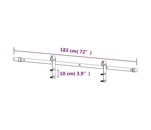 Liuguks Tarvikutega, 85 X 210 cm Männipuit