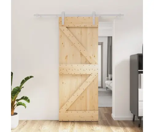 Liuguks Tarvikutega 80 X 210 cm Männipuit