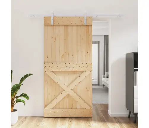 Liuguks Tarvikutega, 100 X 210 cm Männipuit