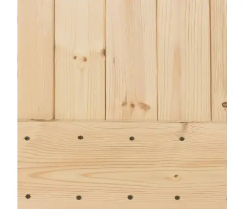 Stumdomos Durys Su Įrangos Rinkiniu, 80X210cm Pušies Masyvas