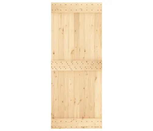 Bīdāmās Durvis Ar Stiprinājumiem, 85X210 Cm, Priedes Masīvkoks Vidaxl