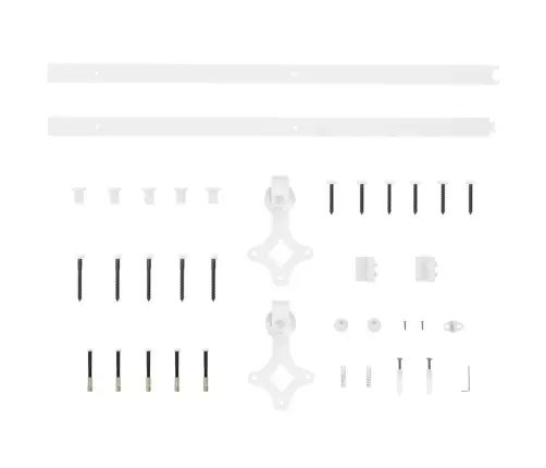 Bīdāmās Durvis Ar Stiprinājumiem, 90X210 Cm, Priedes Masīvkoks Vidaxl