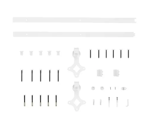 Bīdāmās Durvis Ar Stiprinājumiem, 100X210 Cm, Priedes Masīvkoks Vidaxl