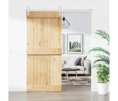 Liuguks Tarvikutega, 90 X 210 cm Männipuit