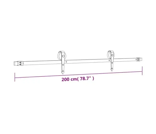 Liuguks Tarvikutega, 100 X 210 cm Männipuit