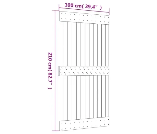 Liuguks Tarvikutega, 100 X 210 cm Männipuit