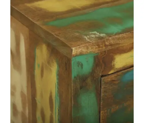 Puse Ar Atvilktni Brūna 80 X 30 X 65 Cm Pārstrādāts Masīvkoks Vidaxl