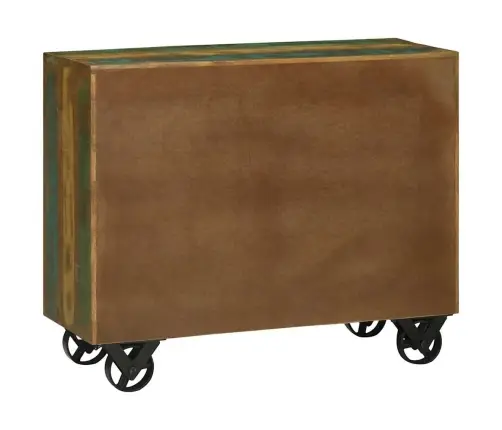 Puse Ar Atvilktni Brūna 80 X 30 X 65 Cm Pārstrādāts Masīvkoks Vidaxl