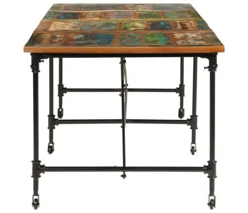 Söögilaud, 220 X 90 X 77 cm Taastatud Puit