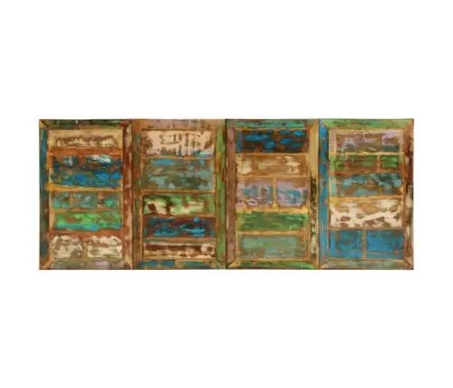 Söögilaud, 220 X 90 X 77 cm Taastatud Puit