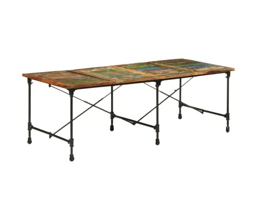 Söögilaud, 220 X 90 X 77 cm Taastatud Puit