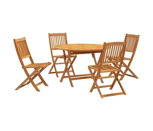 5-Daļīgs Dārza Mēbeļu Komplekts, Akācijas Masīvkoks Vidaxl