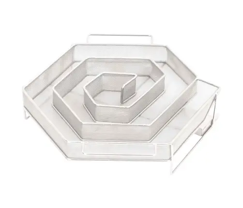 Külmsuitsu Generaator, 6 Küljega, 22,5 cm Roostevaba Teras