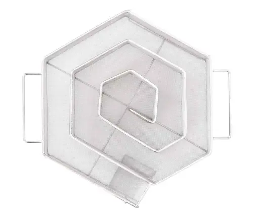 Külmsuitsu Generaator, 6 Küljega, 22,5 cm Roostevaba Teras