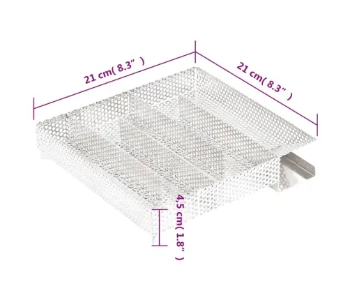 Aukstās Kūpināšanas Dūmu Ģenerators, 5 Daļas, 21 Cm, Tērauds Vidaxl