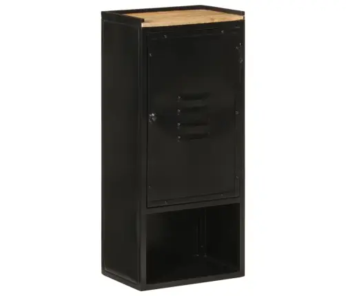 Vannasistabas Skapītis, 40X27X90 Cm, Dzelzs Un Mango Masīvkoks Vidaxl