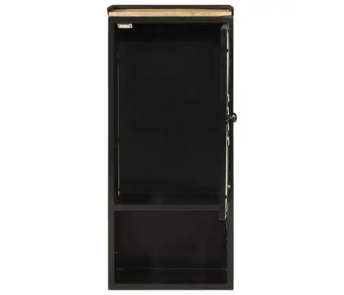 Vannasistabas Skapītis, 40X27X90 Cm, Dzelzs Un Mango Masīvkoks Vidaxl