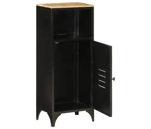 Vannitoakapp, 40 X 27 X 90 cm Raud Ja Mangopuit