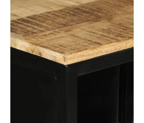 Vannitoakapp, 40 X 27 X 90 cm Raud Ja Mangopuit