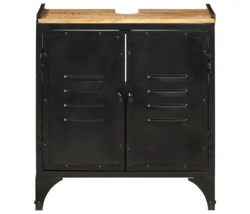 Vonios Spintelė Praustuvui, 55X35X60cm Geležis/Mango Masyvas