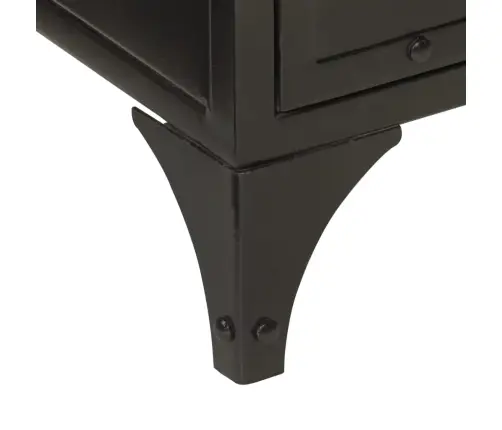 Vonios Spintelė Praustuvui, 55X35X60cm Geležis/Mango Masyvas