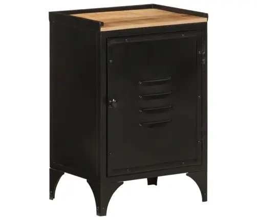 Vannasistabas Skapītis, 40X30X60 Cm, Dzelzs Un Mango Masīvkoks Vidaxl