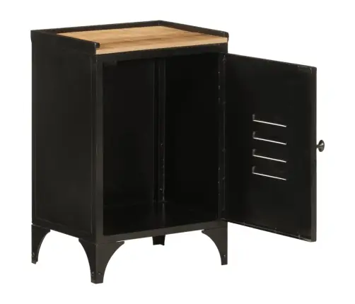 Vannasistabas Skapītis, 40X30X60 Cm, Dzelzs Un Mango Masīvkoks Vidaxl