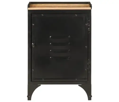 Vannasistabas Skapītis, 40X30X60 Cm, Dzelzs Un Mango Masīvkoks Vidaxl