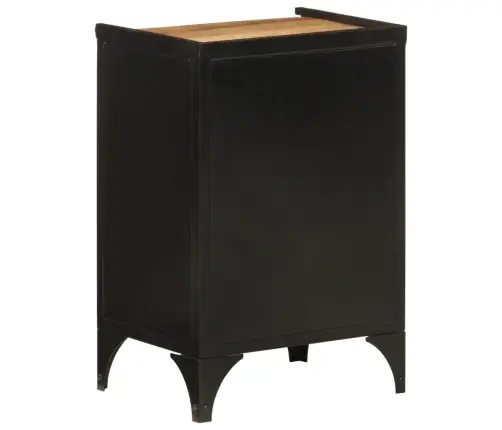 Vannasistabas Skapītis, 40X30X60 Cm, Dzelzs Un Mango Masīvkoks Vidaxl