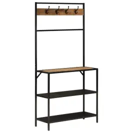 Riidenagi, 90 X 35 X 180 cm Mangopuit Ja Raud