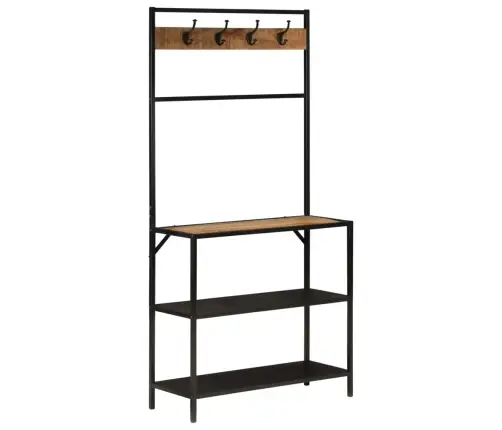 Riidenagi, 90 X 35 X 180 cm Mangopuit Ja Raud