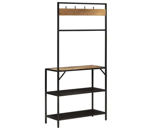 Riidenagi, 90 X 35 X 180 cm Mangopuit Ja Raud