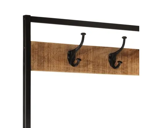 Riidenagi, 90 X 35 X 180 cm Mangopuit Ja Raud