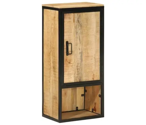 Vannasistabas Skapītis, 40X27X90 Cm, Dzelzs Un Mango Masīvkoks Vidaxl