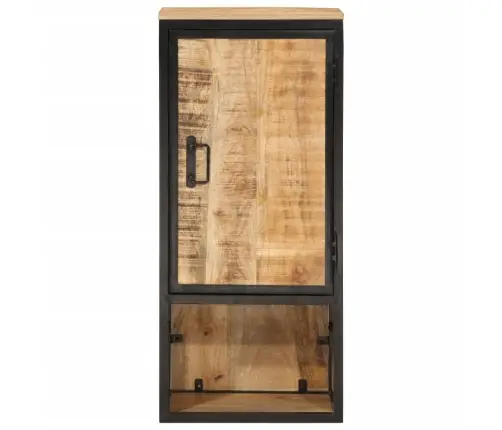 Vannasistabas Skapītis, 40X27X90 Cm, Dzelzs Un Mango Masīvkoks Vidaxl