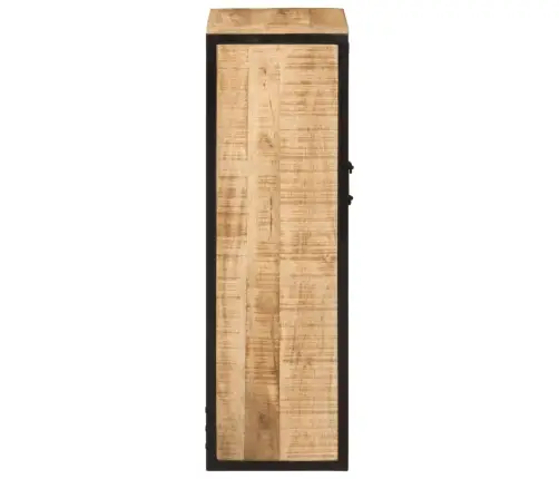 Vannasistabas Skapītis, 40X27X90 Cm, Dzelzs Un Mango Masīvkoks Vidaxl