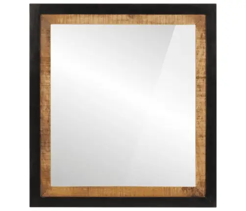 Vannasistabas Spogulis, 55X1X60 Cm, Mango Masīvkoks Un Stikls Vidaxl