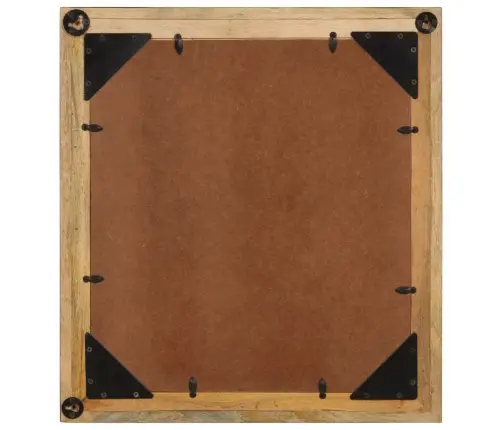 Vannasistabas Spogulis, 55X1X60 Cm, Mango Masīvkoks Un Stikls Vidaxl