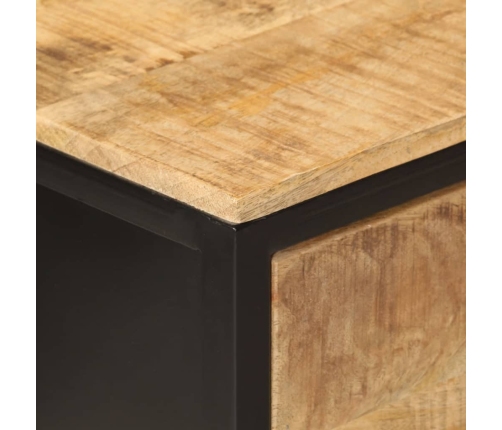 Konsoles Galdiņš, 100X35X76 Cm, Mango Masīvkoks, Dzelzs Vidaxl