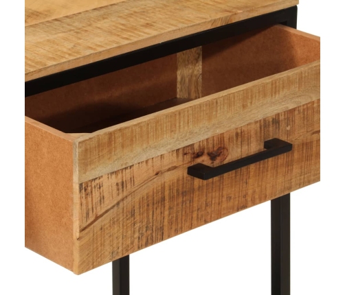 Konsoles Galdiņš, 100X35X76 Cm, Mango Masīvkoks, Dzelzs Vidaxl