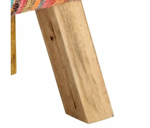 Suoliukas, Įvairių Spalvų, 160cm Chindi Audinys/Mango Masyvas