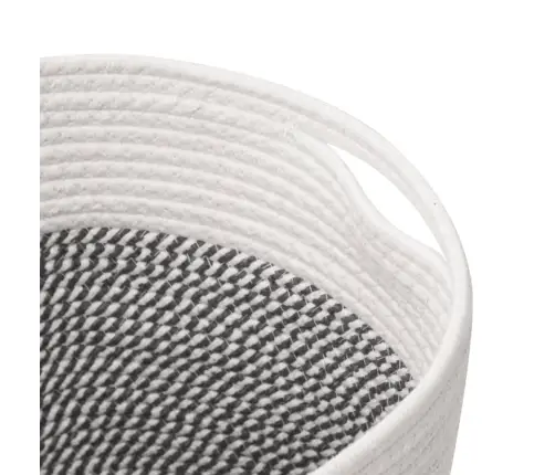 Krepšiai Daiktams, 2Vnt., Pilki Ir Balti, 28X28cm Medvilnė