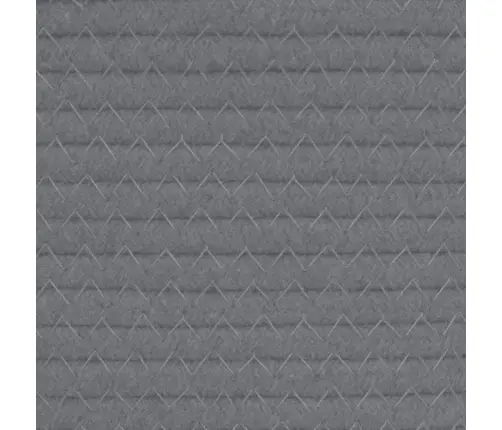 Uzglabāšanas Grozs, Pelēks Ar Baltu, Ø40X35 Cm, Kokvilna Vidaxl