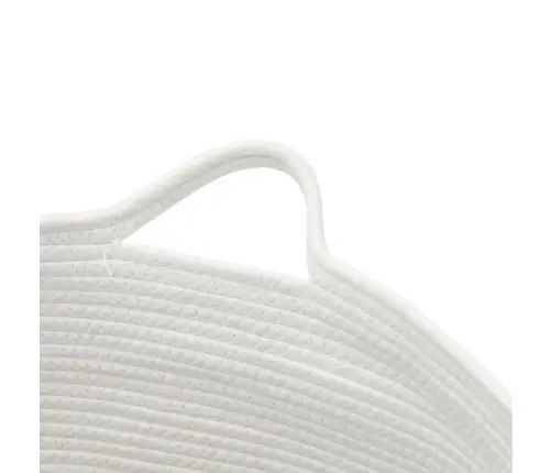 Veļas Grozs, Brūns Un Balts, Ø55X36 Cm, Kokvilna Vidaxl