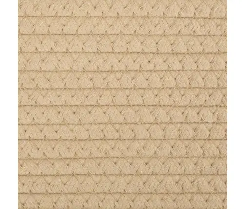 Pesukorv, Beež Ja Valge, Ø60X36 cm Puuvill