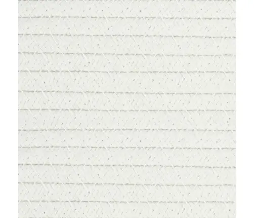 Uzglabāšanas Grozs, Pelēks Ar Baltu, Ø38X46 Cm, Kokvilna Vidaxl