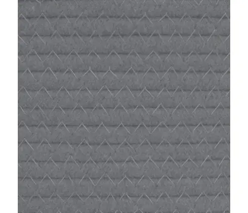 Hoiukorv, Hall Ja Valge, Ø38X46 cm Puuvill